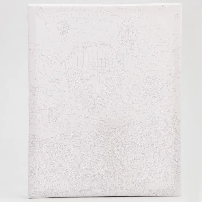 Картина по номерам на холсте с подрамником «Воздушный шар на закате» 40×50 см Картина по номерам на холсте с подрамником «Воздушный шар на закате» 40×50 см