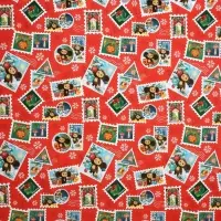 Бумага упаковочная &laquo;Новый год&raquo; 70&times;100 см, Чебурашка