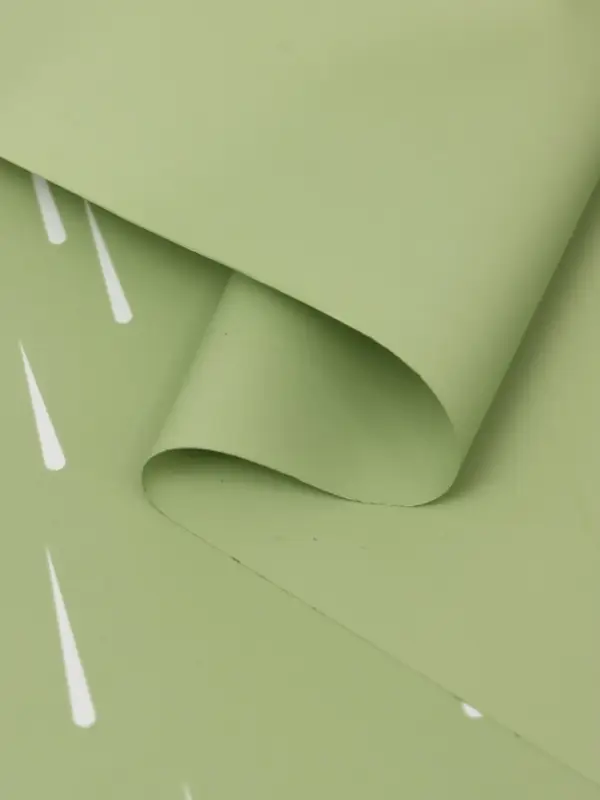 Пленка для цветов, "Звездопад", нежно-зелёная, 57х57 см