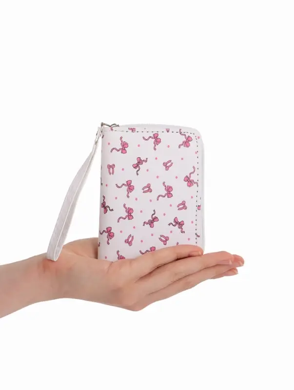 Кошелек жен 07-01-01 Июнь2534 бантики, 12*1,5*9 см, 2 отд+отд/молн, д/карт, белый Кошелек жен 07-01-01 Июнь2534 бантики, 12*1,5*9 см, 2 отд+отд/молн, д/карт, белый