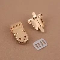 Застёжка для сумки, 2.5×3.1 см, цвет золотой