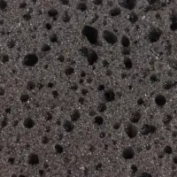 Мочалка банная Добропаровъ, 15&times;9 см, чёрная на подвесе