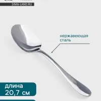 Столовая ложка Hanna Kn&ouml;vell Svartan, 20.7 см, толщина 2.5 мм, нержавеющая сталь, серебристая