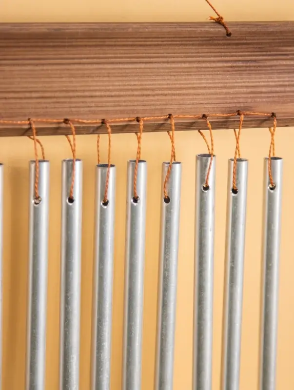 Музыка ветра, 40×23×1 см, бамбук, алюминий