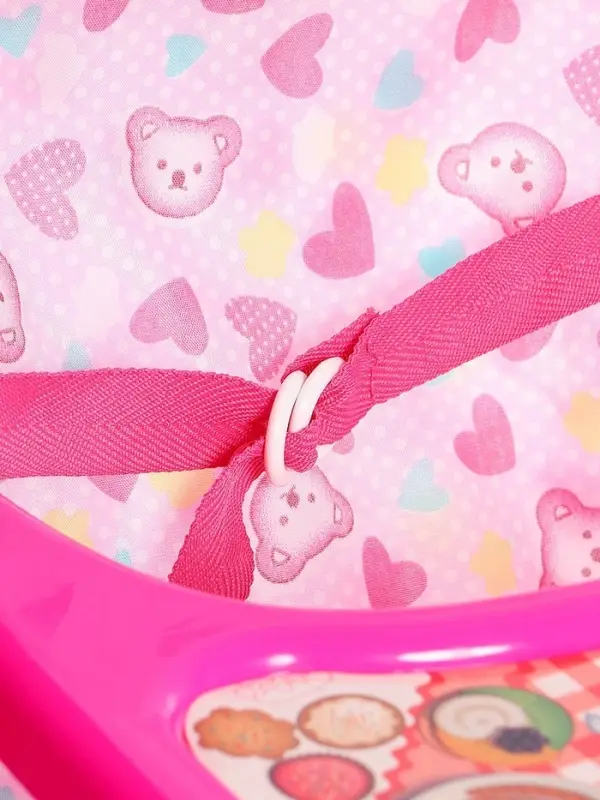 Стульчик для кормления кукол, складной механизм, металлический каркас