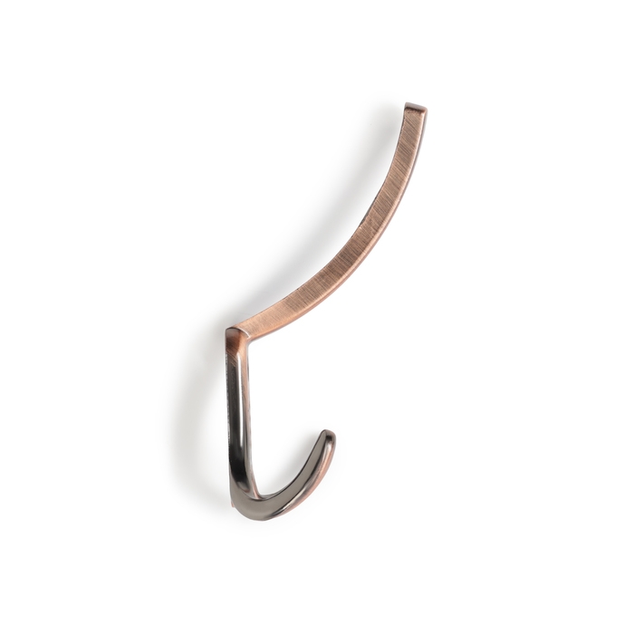 Крючок мебельный ТУНДРА TKT003 LIGHT, трехрожковый, медь Крючок мебельный ТУНДРА TKT003 LIGHT, трехрожковый, медь