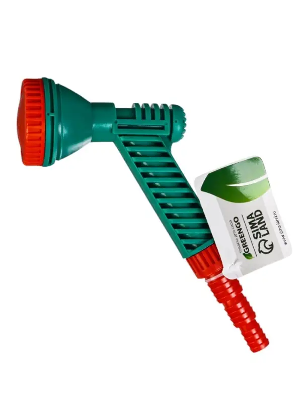 Насадка для полива, под шланг 5/8" (16 мм), 3/4" (19 мм), пластик, Greengo