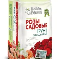 Грунт прессованный для садовых роз &laquo;Робин Грин&raquo;, 25 л