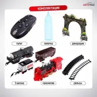 Железная дорога &laquo;Скорый поезд&raquo;, радиоуправление, эффект дыма
