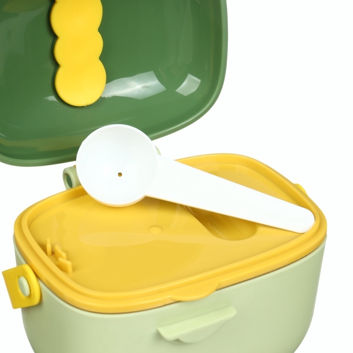 Контейнер для детского питания Дино 5, 400 мл., цвет зеленый Контейнер для детского питания Дино 5, 400 мл., цвет зеленый