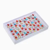 Кольцо &laquo;Выбражулька. Радости&raquo;, форма МИКС, цвет МИКС в серебре, безразмерное