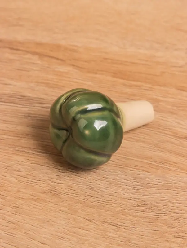 Сосуд для масла «Слон», 10×8×14 см, керамика, зелёный