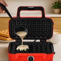 Вафельница электрическая для бельгийских вафель КТ-4698 Вафельница электрическая для бельгийских вафель КТ-4698