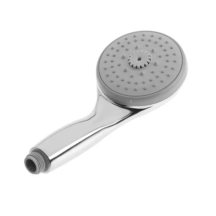 Душевая лейка со шлангом, стойкой, мыльницей и держателем, крепеж в комплекте.