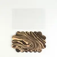 Коробка для печенья, кондитерская упаковка с пластиковой крышкой, &laquo;Настоящему мужчине&raquo;, 10.5&times;21&times;3 см