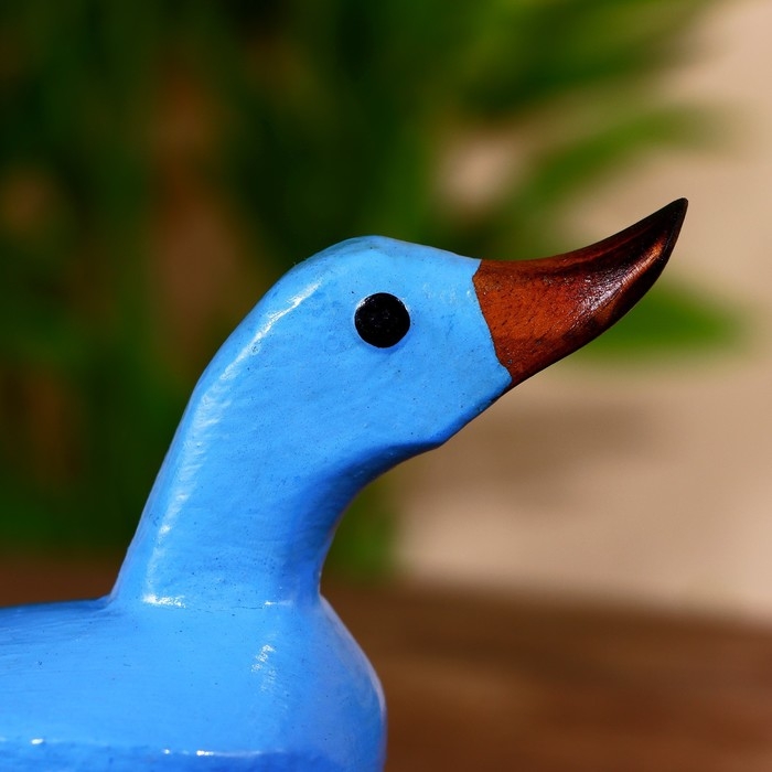 Сувенир Сувенир "Уточка синяя" дерево 15х7х11 см