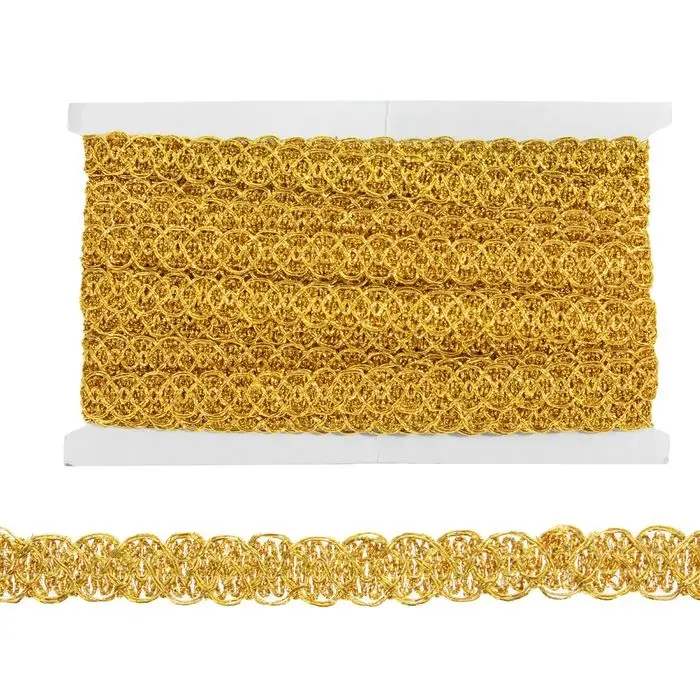 Тесьма золотая, ширина 1,5 см, 1 м Тесьма золотая, ширина 1,5 см, 1 м