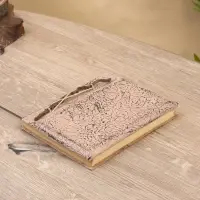 Блокнотик плетеный, 48 листов, 14х18х2 см, цв. бежево-чёрный Блокнотик плетеный, 48 листов, 14х18х2 см, цв. бежево-чёрный