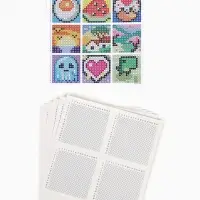 Стикеры для остатков круглых страз