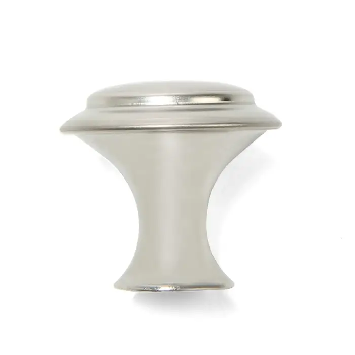 Ручка кнопка ТУНДРА, d=23 мм, цвет матовый никель Ручка кнопка ТУНДРА, d=23 мм, цвет матовый никель