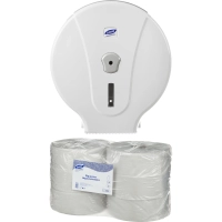 Бумага туалетная д/дисп Luscan Professional 1сл натур втул 525м 6рул/уп