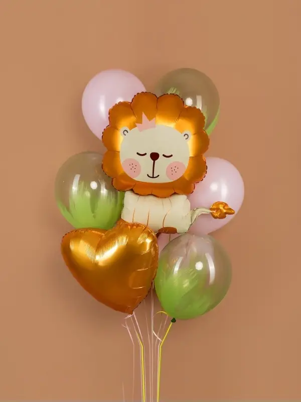 Воздушный шар фольгированный 30" &laquo;Львёнок&raquo;