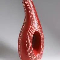 Ваза терракота &laquo;Рамос&raquo;, 22&times;19&times;54 см, керамика