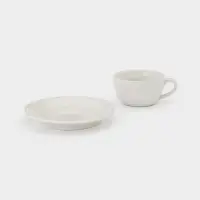 Чайная пара &laquo;Премиум&raquo;, 200 мл, фарфор, белая