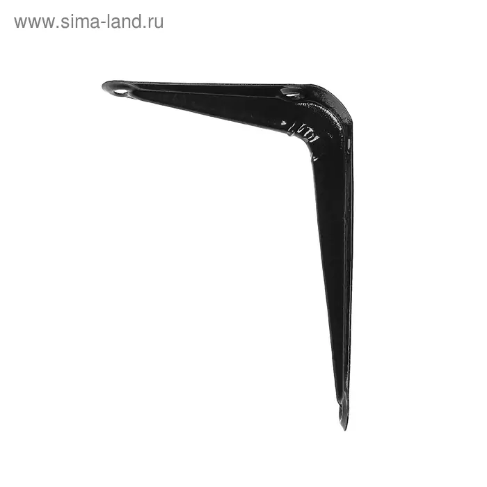 Кронштейн, 100×75×0.8 мм, черный Кронштейн, 100×75×0.8 мм, черный