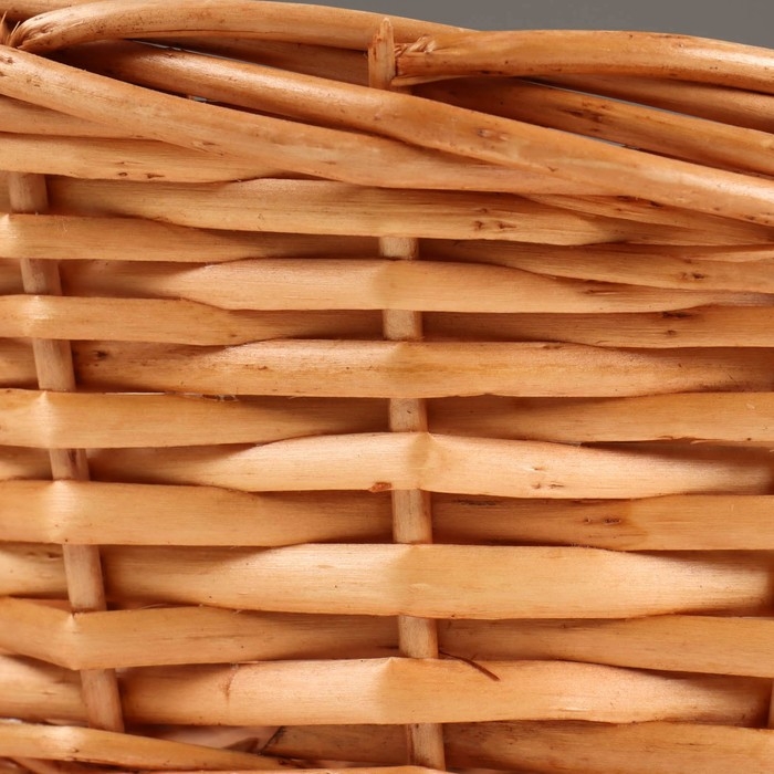 Набор плетеных корзин (ива), 39х14/40 см, 30х12/35 см, 25х10/30 см, 3 шт., светло-коричневый Набор плетеных корзин (ива), 39х14/40 см, 30х12/35 см, 25х10/30 см, 3 шт., светло-коричневый