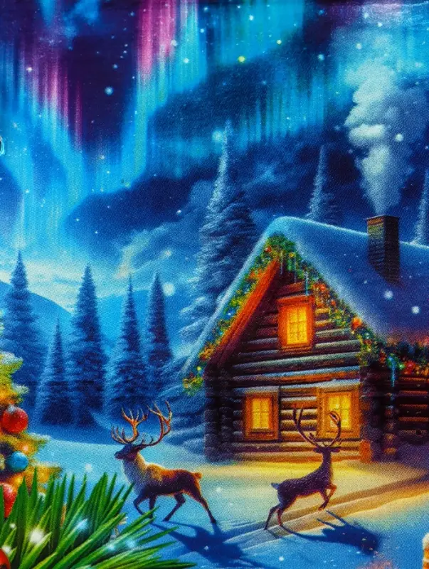 Коробка подарочная складная Коробка подарочная складная "Зимняя сказка" 23 х 10 х 22 см