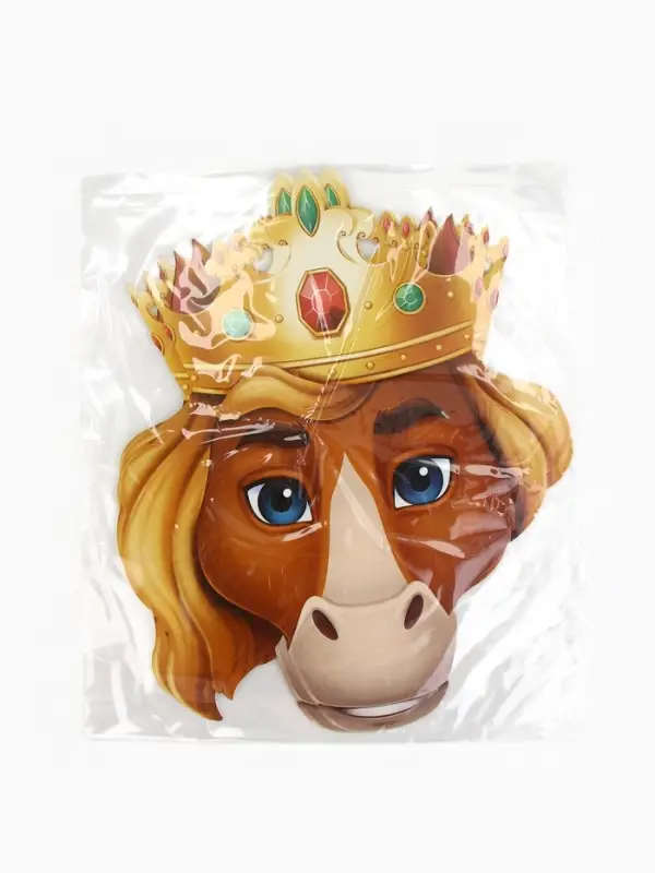 Маска карнавальная Маска карнавальная "Конь в короне"