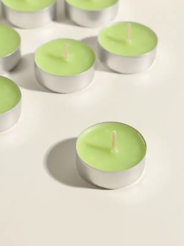 Набор свечей ароматических чайных &laquo;Лайм и мята&raquo;, 9 шт.
