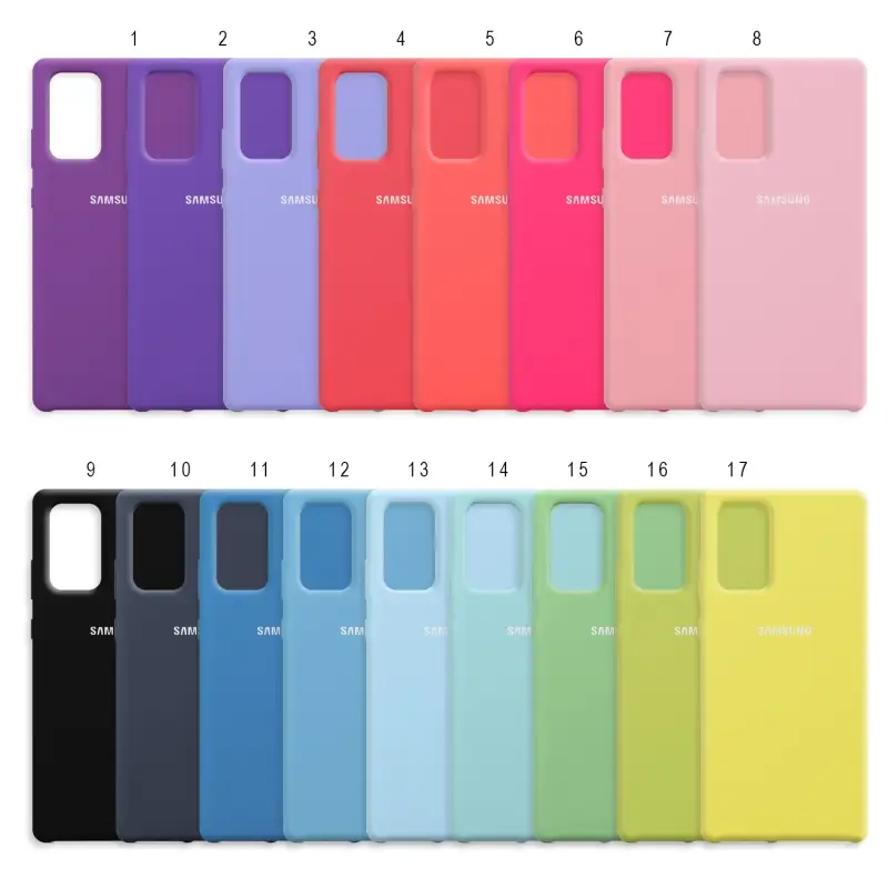 Чехол Samsung Note 20 Silicone Cover Чехол Samsung Note 20 Silicone Cover