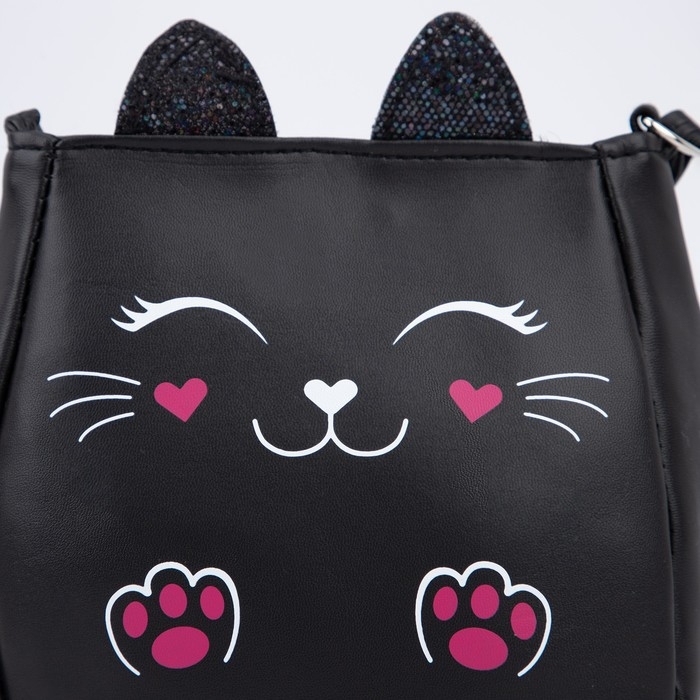 Сумка детская для девочки «чёрный котик» Сумка детская для девочки «чёрный котик»