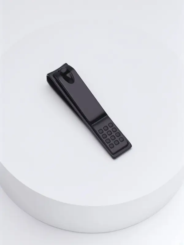 Кусачки книпсер маникюрные, 5.9 см, на блистере, чёрные