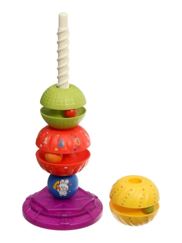 Развивающая пирамидка Развивающая пирамидка "Закрути шарик" 37см