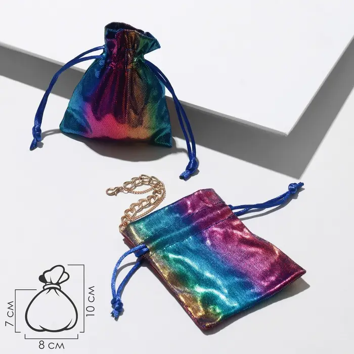 Мешочек подарочный «Рептилия», 8×10 см, цветной Мешочек подарочный «Рептилия», 8×10 см, цветной