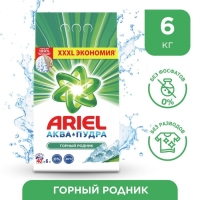 Стиральный порошок Ariel «Горный родник», автомат, 6 кг