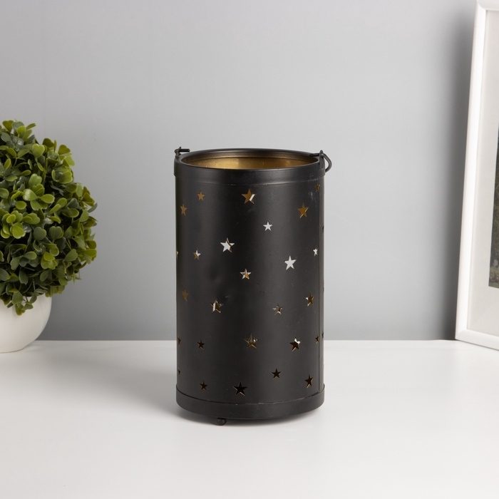 Светильник Светильник "Ночные звезды" LED 3хААА черный 12х12х20,5см