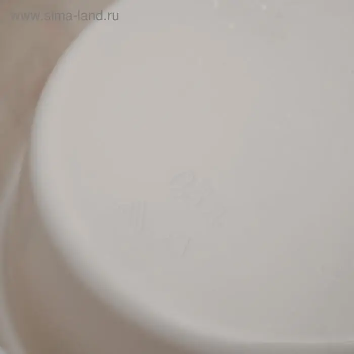 Миска  Миска "Мур-мяу" для кошек 0,3 л, 14,5 x 14,5 x 4 см, светло-бежевый