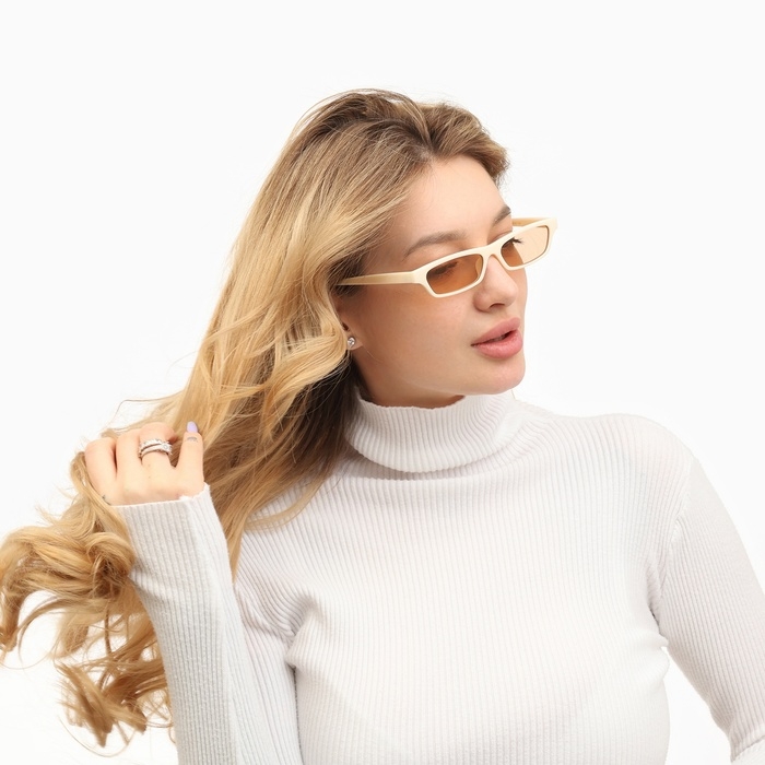 Очки солнцезащитные Очки солнцезащитные "OneSun", uv 400, дужка 14 см, ширина 14 см, линза 2.4 х 5.3 см