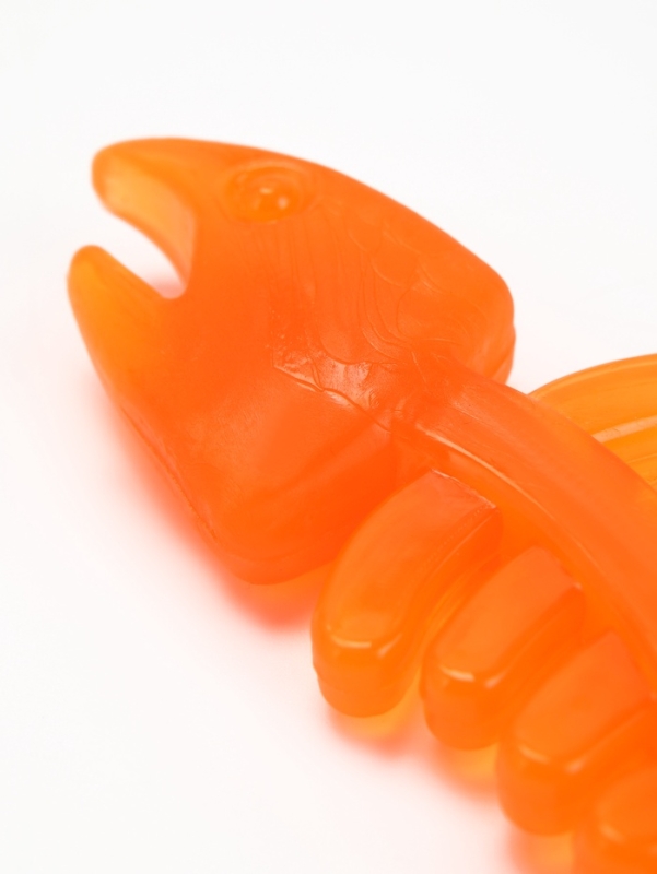 Игрушка жевательная Игрушка жевательная "Планктон" прозрачная, PP, 12,5 см, оранжевая