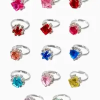 Кольцо &laquo;Выбражулька. Льдинки&raquo;, МИКС в серебре, безразмерное