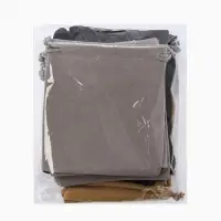 Набор бархатных подарочных мешочков 15 шт. &laquo;Праздничное ассорти&raquo;, 9&times;10, цвет МИКС