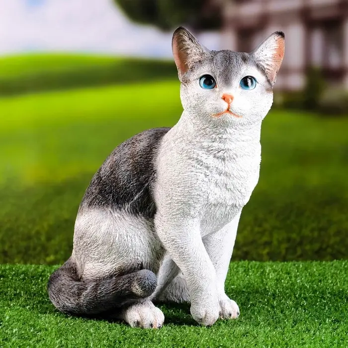 Садовая фигура из полистоуна &laquo;Кот&raquo;, 30&times;25&times;16 см