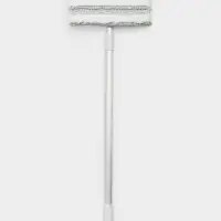 Щётка для окон, телескопическая алюминиевая ручка 59(103) см, водосгон 20.5 см, насадка из микрофибры 20.5&times;12 см