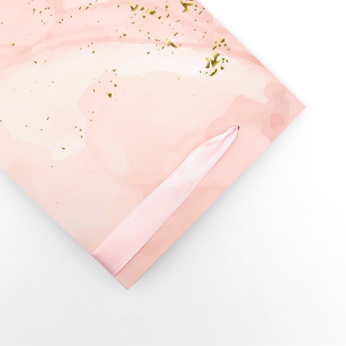 Пакет подарочный под бутылку, Пакет подарочный под бутылку,"C любовью",13 × 32 × 11,3 см