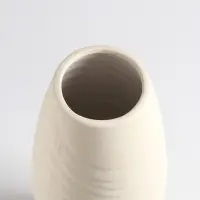 Ваза «Бего», классик, 27×9 см, керамика, бежевая
