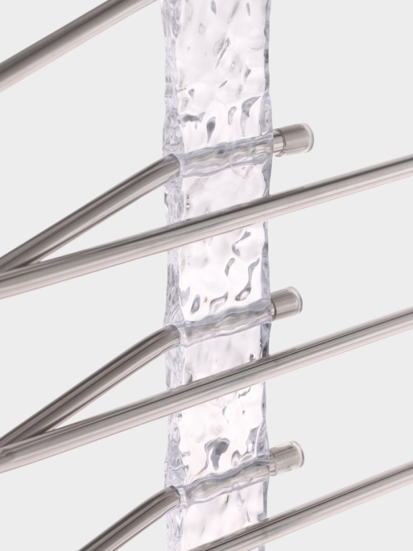 Вешалка для брюк многоуровневая, трансформер, 30,5х32х7,5, 5 уровней, прозрачная Вешалка для брюк многоуровневая, трансформер, 30,5х32х7,5, 5 уровней, прозрачная